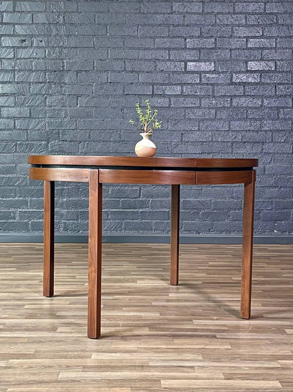Expanding Merton Gershun “Esprit” Walnut Dining Table for Dillingham, c.1970’s