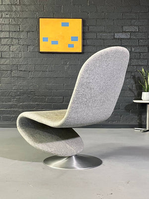 Verner Panton System 1-2-3 High-Back Swivel Lounge Chair for Fritz Hansen, c.1970's