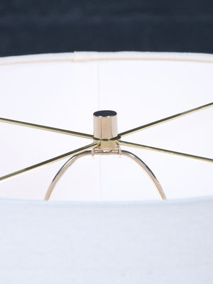 Mid-Century Modern Oak & Aluminum Floor Lamp, c.1960’s