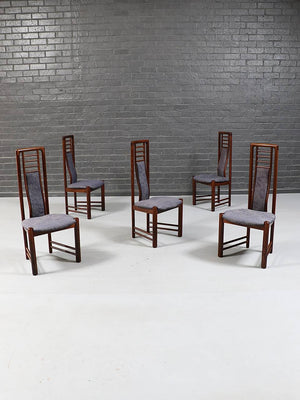 Set of 6 Danish Modern Teak Dining Chairs by Boltinge, c.1970's