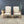 Pair of Italian Giltwood & Linen Arm Chairs