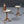 Pair of French Neoclassical Oak & Marble Side Tables, c.1960's