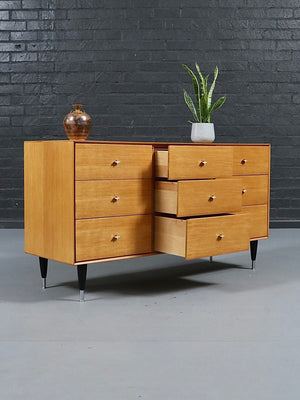Mid-Century Modern  9-Drawer Dresser by Raymond Loewy for Mengel, c.1950's