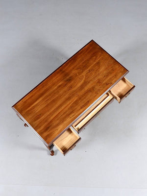 American Queen Anne Revival Wood Writing Desk by Lane Furniture, c.1970's