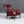 English Edwardian Chesterfield Style Leather Chair & Ottoman, c.1960's