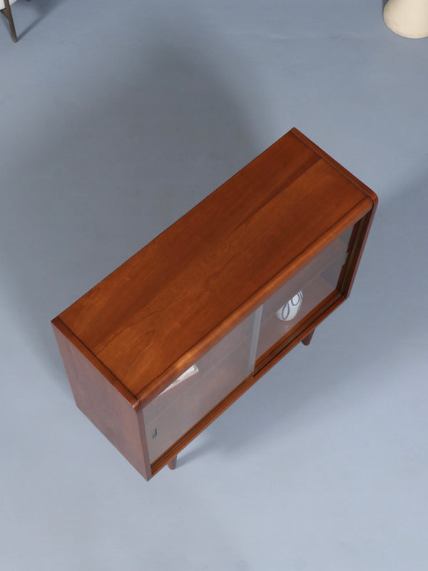 Mid-Century Modern Cabinet w/ Glass Doors, c.1960’s