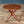 Mid-Century Modern Round Walnut Side Table w/ Sculpted Tripod Base, c.1960’s