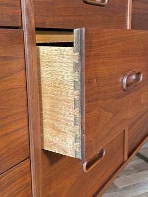 Mid-Century Modern Walnut Dresser by Jack Cartwright, c.1960’s