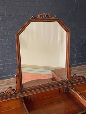 American Colonial Mahogany Vanity Desk, c.1940’s