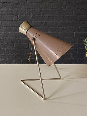 Mid-Century Modern Adjustable Cone Shape Table Lamp, c.1960’s