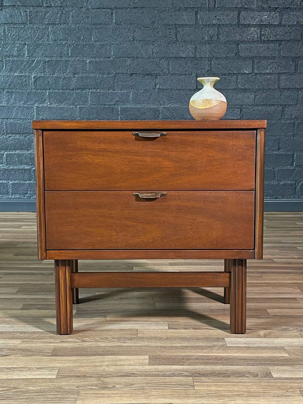 Single Mid-Century Modern Walnut Night Stand by Bassett Furniture, c.1960’s