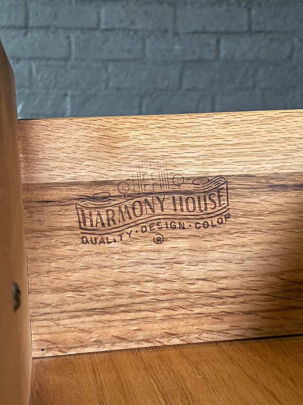 Mid-Century Modern Walnut Highboy Dresser by Harmony House, c.1960’s