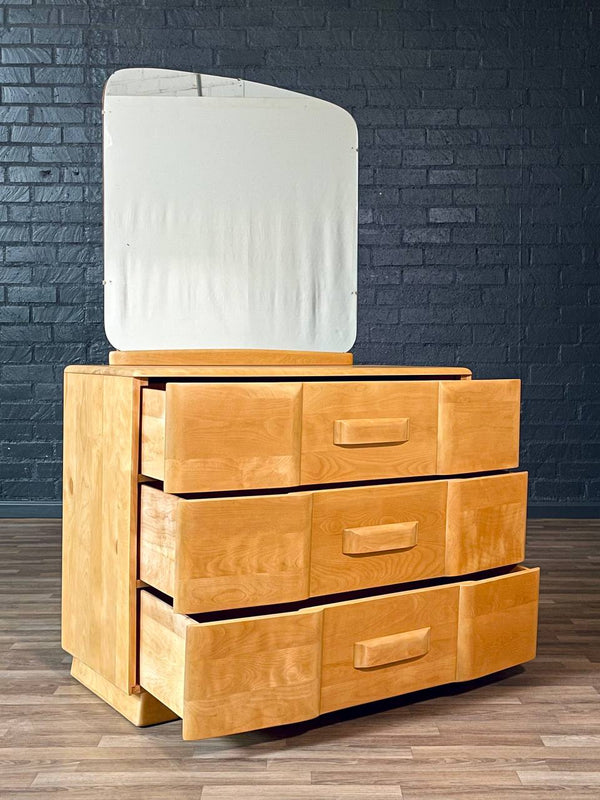 Mid-Century Modern “Riviera” Birch Dresser w/ Mirror by Heywood Wakefield, c.1950’s
