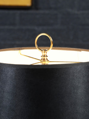 Pair of Vintage Brass Bouillotte Candlestick Style Table Lamps, c.1970's