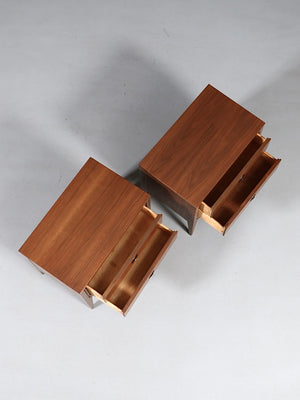 Pair of Mid-Century Modern Night Stands by Basic Witz, c.1960's
