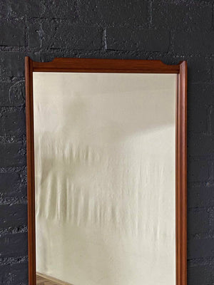 Mid-Century Modern Walnut Wall Mount Mirror, c.1960’s