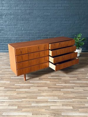 Mid-Century Danish Modern Teak Dresser by Komfort, c.1960’s