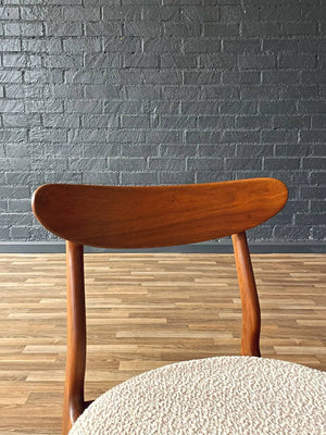 Set of 4 Mid-Century Danish Modern Walnut Dining Chairs, c.1960’s