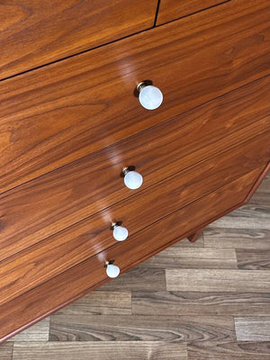 Mid-Century Modern “Declaration” Highboy Dresser by Kipp Stewart for Drexel, c.1950’s