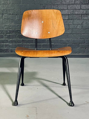 Mid Century Modern Walnut Plywood Chair by Brunswick, c.1960's