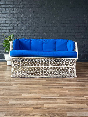 Mid-Century Modern Outdoor Fiberglass Patio Sofa by Russell Woodard, c.1960’s
