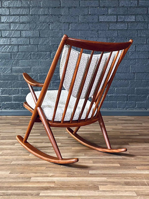 Danish Modern Teak Rocking Chair by Frank Reenskaug, c.1960’s