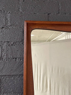 Mid-Century Modern Sculptural Walnut Mirror, c.1960’s