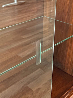 Mid-Century Modern  Walnut & Glass Bookcase, c.1960’s
