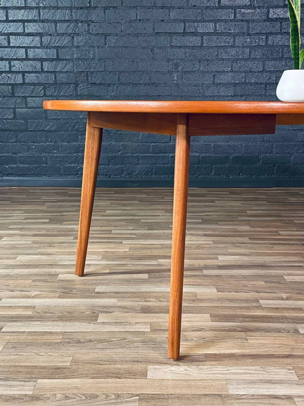 Expanding Mid-Century Swedish Modern Teak Dining Table by Karl-Erik Ekselius, c.1960’s