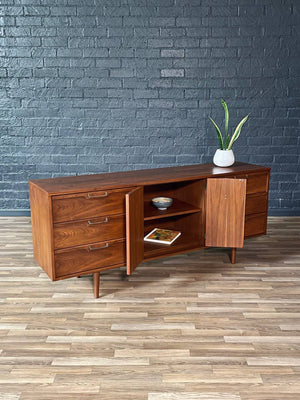 Mid-Century Modern Walnut Dresser w/ Cabinet Door, c.1960’s