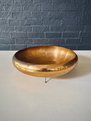 Vintage Californian Modern Brass Footed Bowl by Saxton, c.1960’s