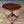English Georgian Style Mahogany Pie Crust Side Table, c.1940’s