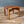Mid-Century Modern Sculpted Walnut Floating Top Side Table, c.1960’s