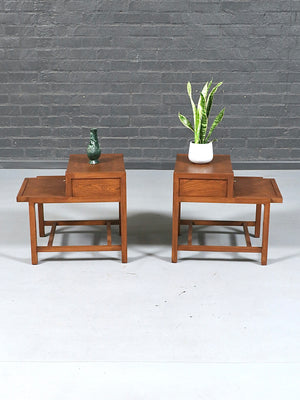 Pair of Mid Century Modern Nightstands by American of Martinsville c.1960's