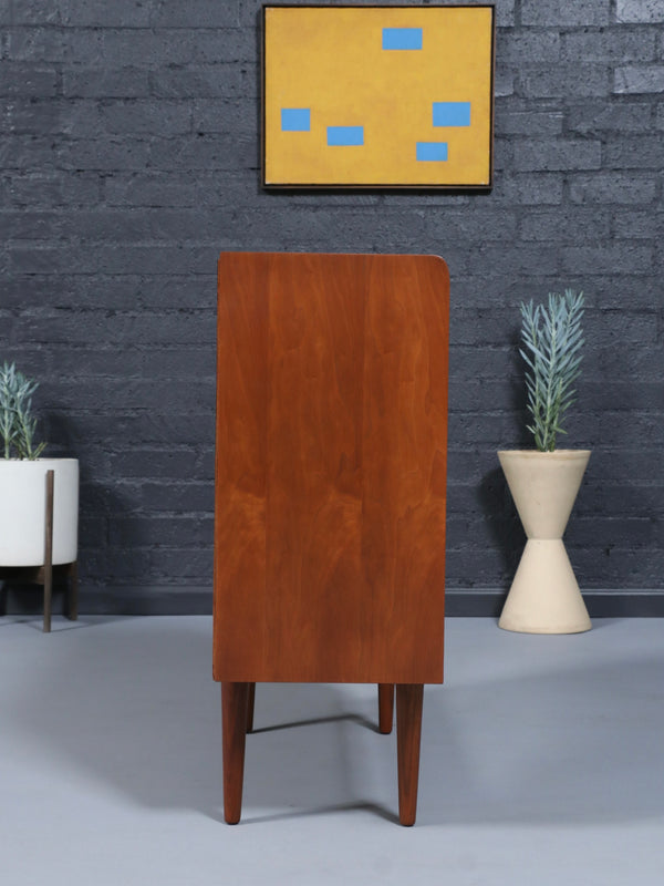Mid-Century Modern Cabinet w/ Glass Doors, c.1960’s