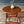 American Colonial Style Round Maple Side Table w/ Turned Legs, c.1930’s