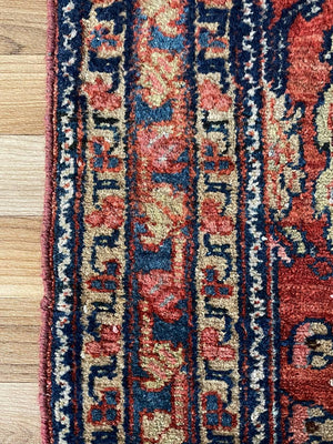 Vintage Hand Woven Wool Persian Rug, c.1940’s