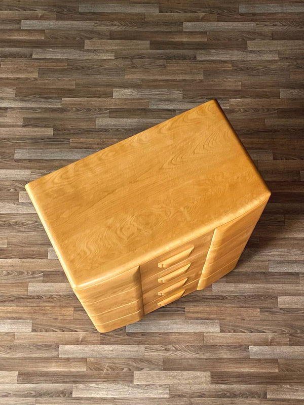 Mid-Century Modern “Riviera” Highboy Birch Dresser by Heywood Wakefield, c.1950’s