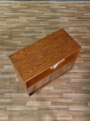 Mid-Century Modern Bookcase w/ Glass Doors, c.1960’s