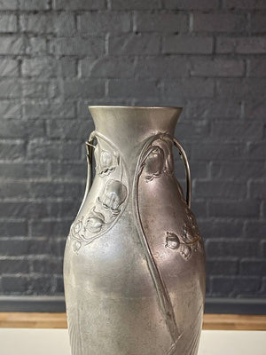 Art Nouveau Pewter Vase by Kayserzinn, c.1900’s