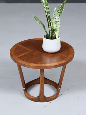 Mid-Century Modern “Rhythm” Walnut Side Tables by Lane, c.1960’s