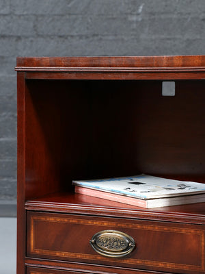Pair of American Federal Style Mahogany Night Stands by Heritage Henredon, c.1960’s