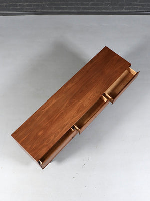 Mid-Century Modern Walnut & Rosewood Dresser by Stanley, c.1960’s
