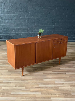 Mid-Century Modern Teak Credenza, c.1960’s