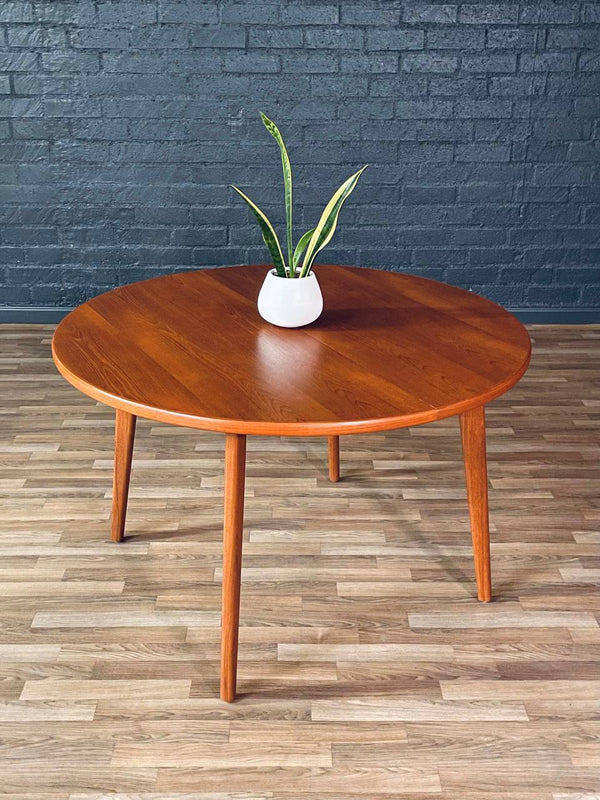 Expanding Mid-Century Swedish Modern Teak Dining Table by Karl-Erik Ekselius, c.1960’s
