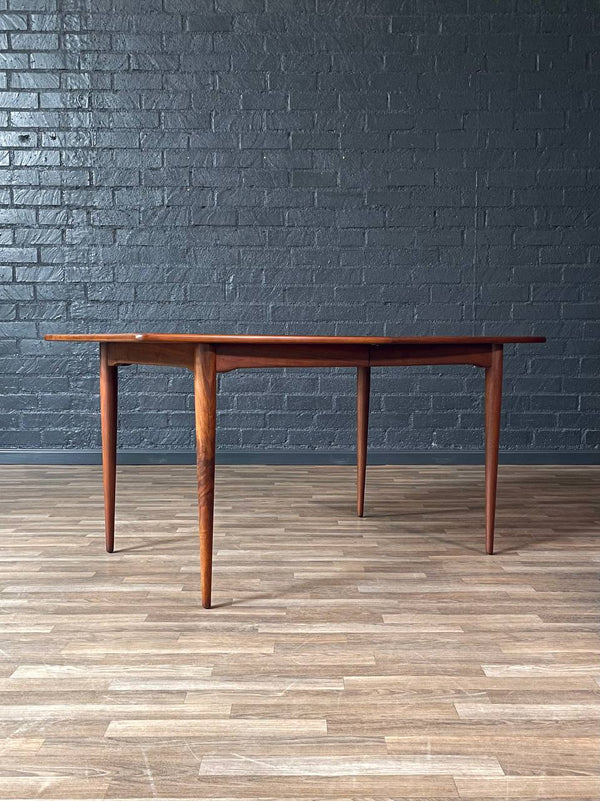 Expanding Mid-Century Modern Walnut Dining Table, c.1950’s
