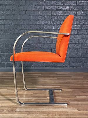 Mies Van Der Rohe “Brno” Steel Chair for Knoll
