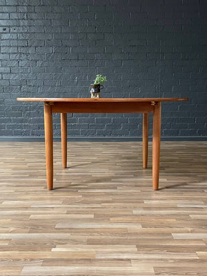 Mid-Century Danish Modern Teak Butterfly-Leaf Dining Table, c.1960’s