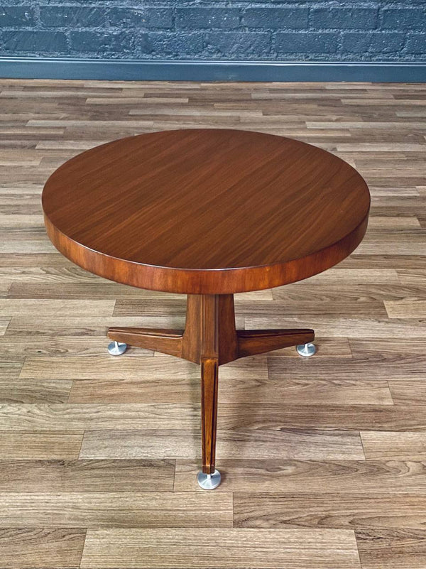 Mid-Century Modern Tripod Walnut Side Table by Lane, c.1960’s