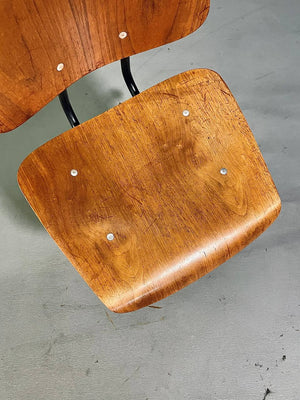 Mid Century Modern Walnut Plywood Chair by Brunswick, c.1960's